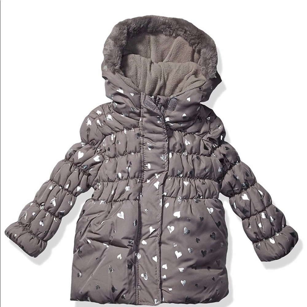 Kenzie-girl’s outerwear heart print 4T NWT